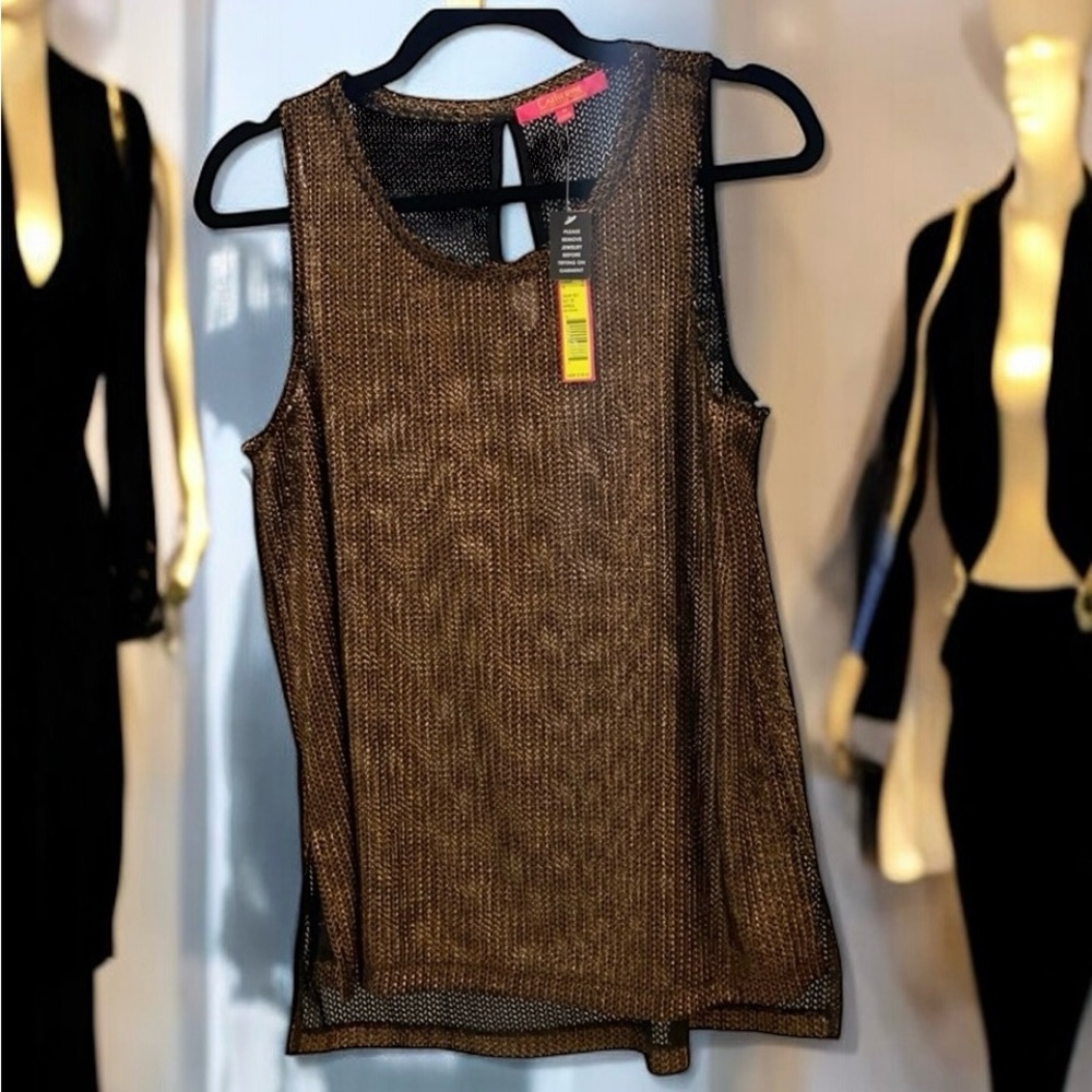 Cathrine Mandolino Metalic Tank Top